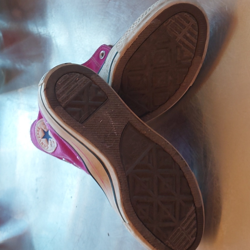Purple Converse Hightops - Picture 3 of 3